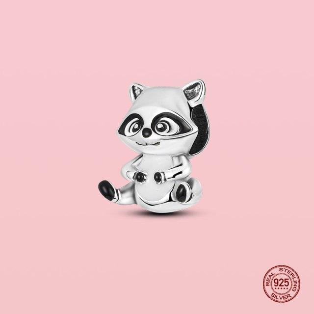 Pendentif en argent sterling 925 avec perles pour bracelet et collier Panjia originaux, bijoux pour femmes