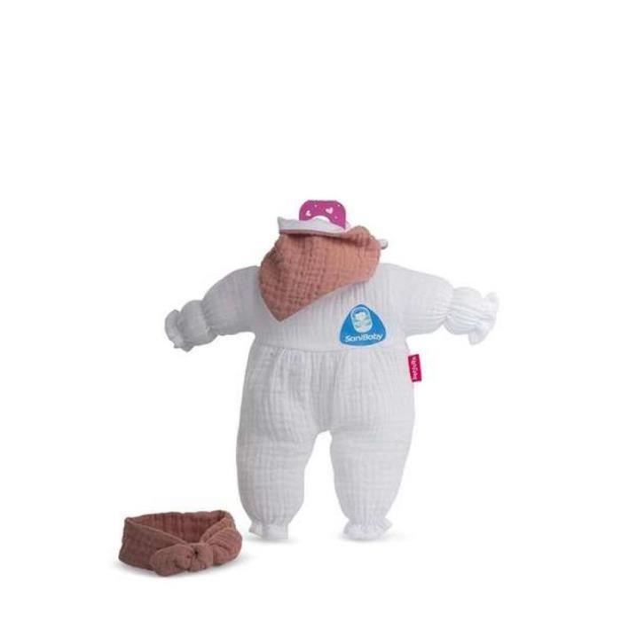 Berjuan - Dukkeklær, , Rosa/Hvit - 3085