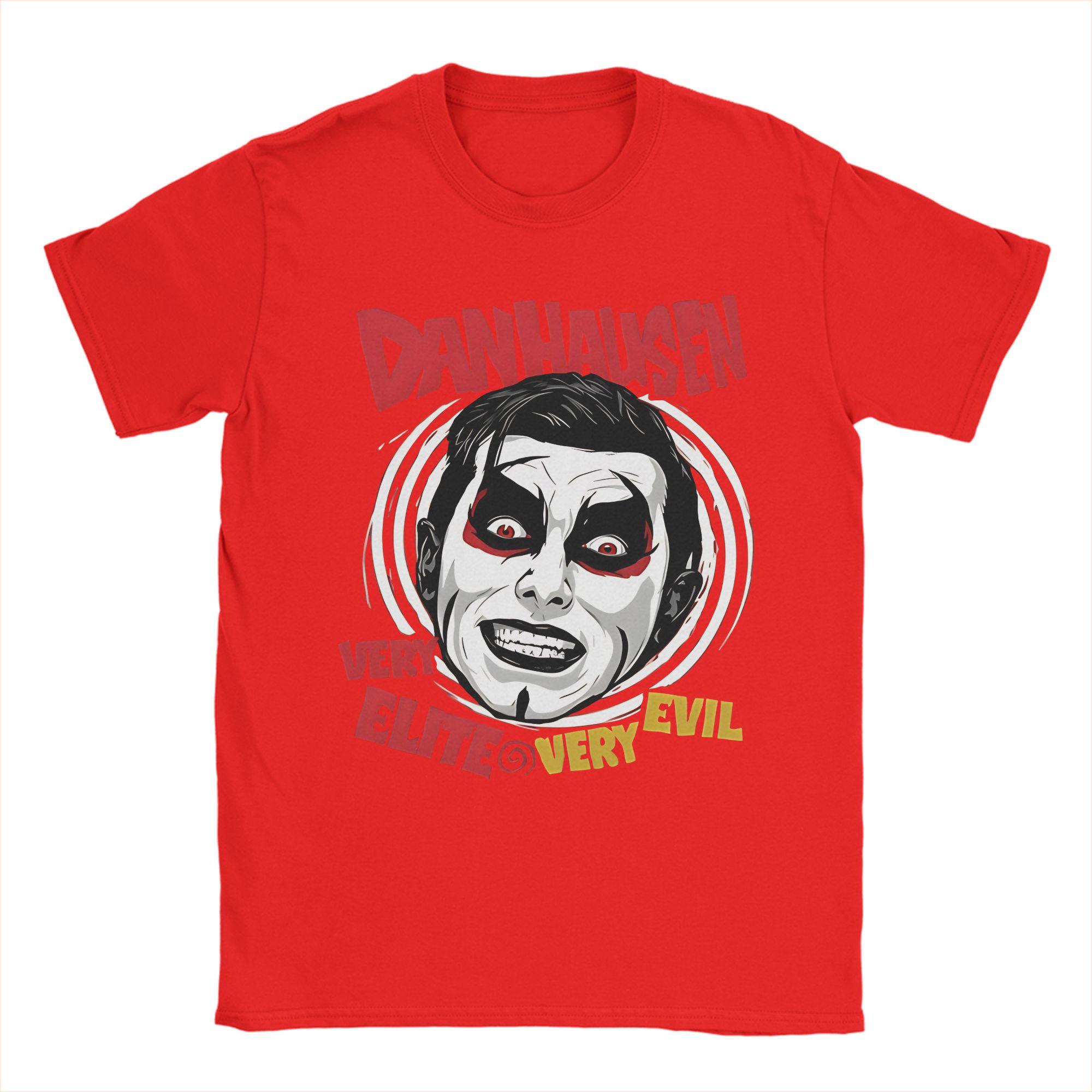 Danhausen Mask Wrestler Graphic Printing T Shirt Unisex Women Cotton Tee Shirt Clothing S