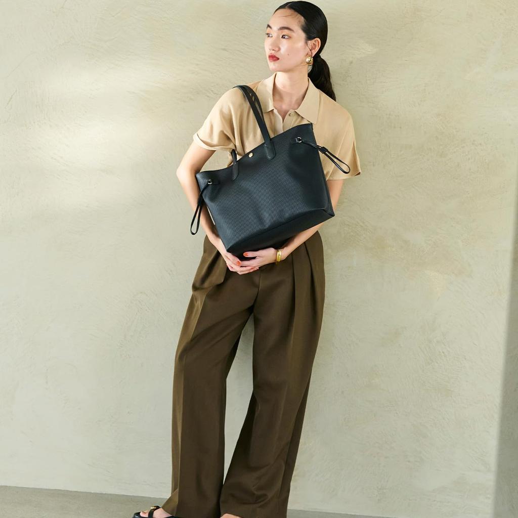 [Breath TOPKAPI] [Ogyadoki x BreathTOPKAPI Collaboration] 2-way A4 Tote Bag (Black)