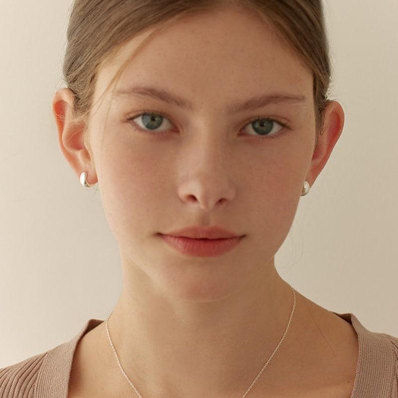 Lewe Round fit hoop earring