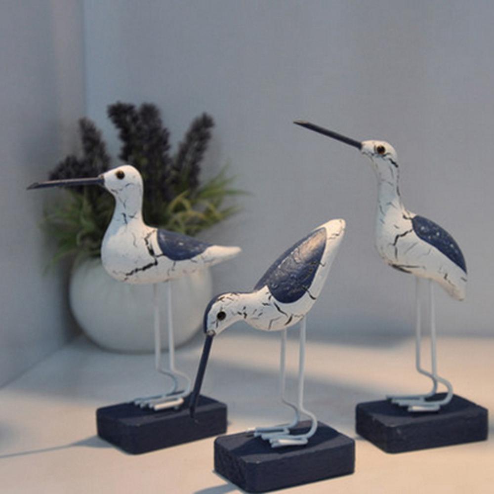 3pcs/set DIY Desktop Wooden Craft Model Office Miniatures Home Desk Decor Ornaments Figurines