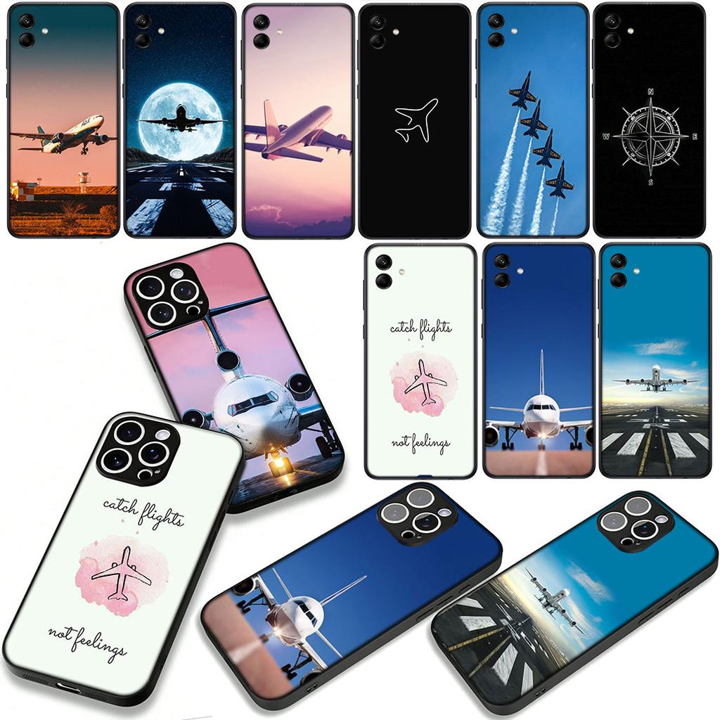 Phone Cover for Xiaomi Poco X7 X6 X5 F7 F6 F8 Ultra F5 M6 M7 M8 Pro C85 C75 C65 C71 C61 Case Aircraft Airplane Plane Fly Travel
