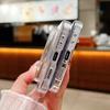 For Samsung Galaxy Z Flip5 Flip6 Butterfly Pattern Clear Folding Phone Case Transparent Hard PC Cover For Samsung Z Flip 6 5 4 3