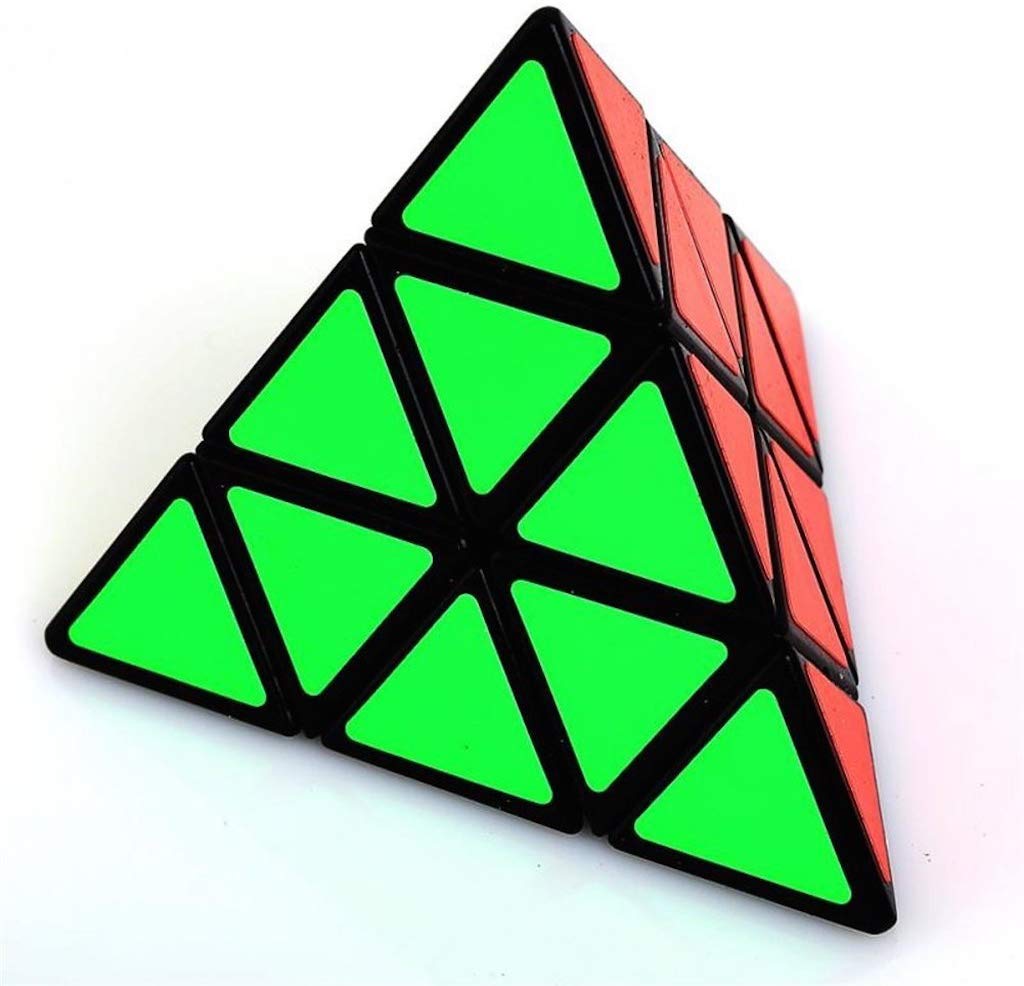 FAVNIC Trojboká kostka Magická věž Magická kostka Roztomilá Magická 3x3x3 Soutěž 3D puzzle Vzdělávací hračka Klasická (Edice MagicTower)