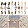 Pearl Embellished Dress Clip Vintage Sweater Clips for Women Girls, Retro Faux Pearl/Floral Cardigan Clips, Elegant Collar Waist Alteration