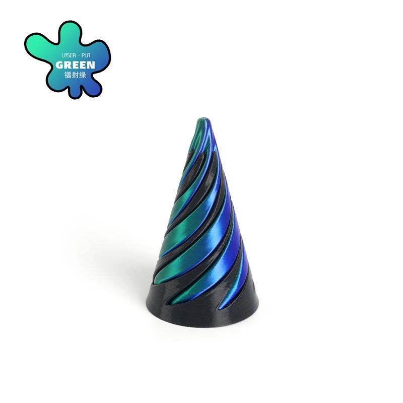 3D Printed Decoration Mini Vortex Printed Spiral Conae Fidget Toy Impossible Pyramid Passthrough Sculpture Thread Illusion Gift