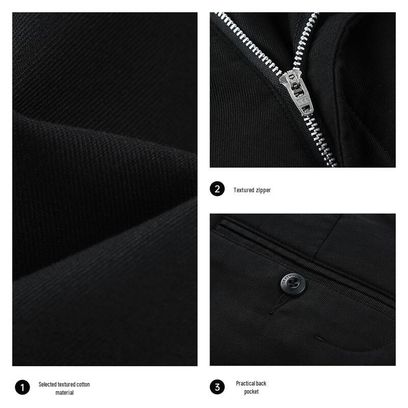 SEPTWOLVES Men's Brushed Stretch Wrinkle-Resistant Casual Pants