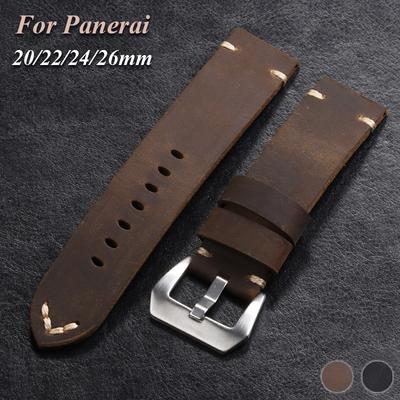 Echtes Leder Uhrenarmband Armband für Panerai PAM111 441 Vintage Mattes Uhrenarmband für Damen Herren 20mm 22mm 24mm 26mm Armband