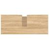 Bathroom Cabinet Sonoma Oak 80 x 33 x 60 cm Particleboard