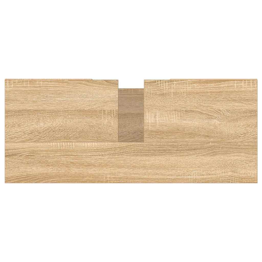 Bathroom Cabinet Sonoma Oak 80 x 33 x 60 cm Particleboard
