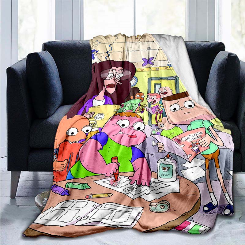 The Adventures of A Young Boy Blankets Game Throw Blankets for Sofa Couch Camping Flannel Blankets Perfect for Living Rooms Bedrooms