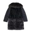 SPORTMAX [Domestic regular] 24660203 Real fur x quilting switching down coat 42 blackUsed