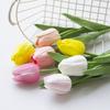 Real Touch Multicolor Artificial Tulips, Fake Tulip Flowers for Home Wedding Decor