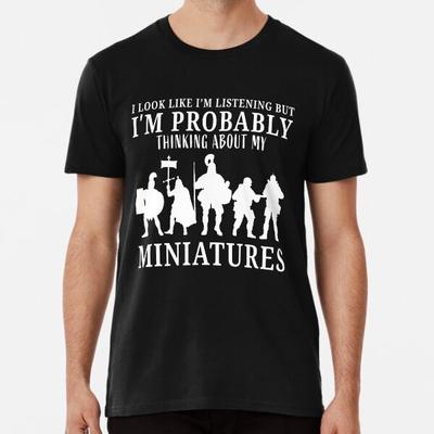 Lustige Bemalte Miniaturen Tabletop-Figur T-Shirt S-5XL Bestes T-Shirt