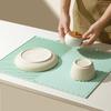 Anti-slip Silicone Draining Pad Thickened Cup Storage Pad Kitchen Accessory Placemats  Bathroom