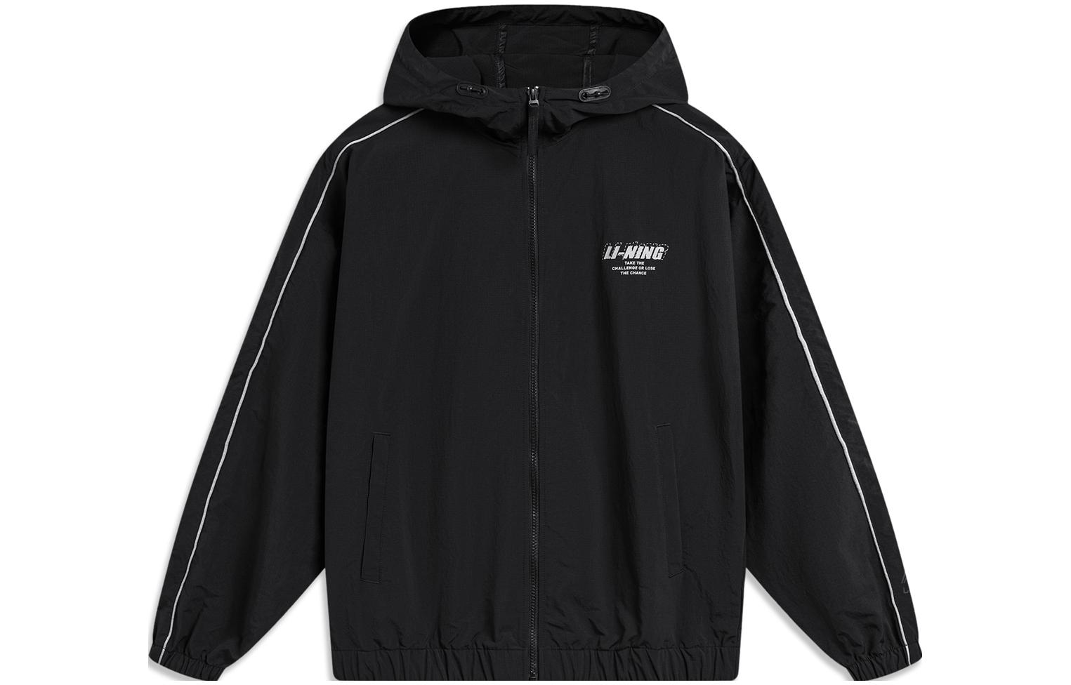 Li Ning Lotus Leaf Trench Coat Unisex Black AFDU695-1 XL
