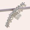 European Classical Rhinestone Hair Comb for Bridal Styling