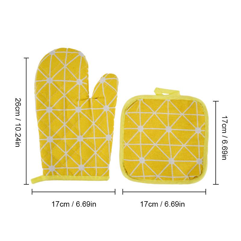 High-Temp Resistant Oven & Baking Glove Set