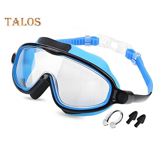 Ochelari de înot pentru copii Ochelari de piscină anti-aburire cu agrafe pentru nas dopuri de urechi Protecție UV pentru copii Ochelari de înot impermeabili