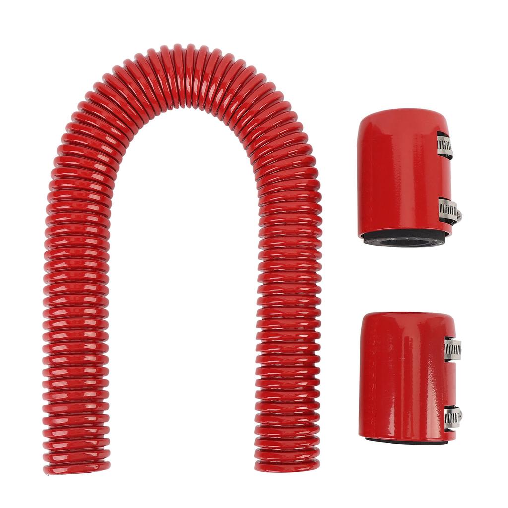 24in Stainless Steel Coolant Radiator Hose Kit Flexible Efficient Cooling Coolant Hose Kit for 1