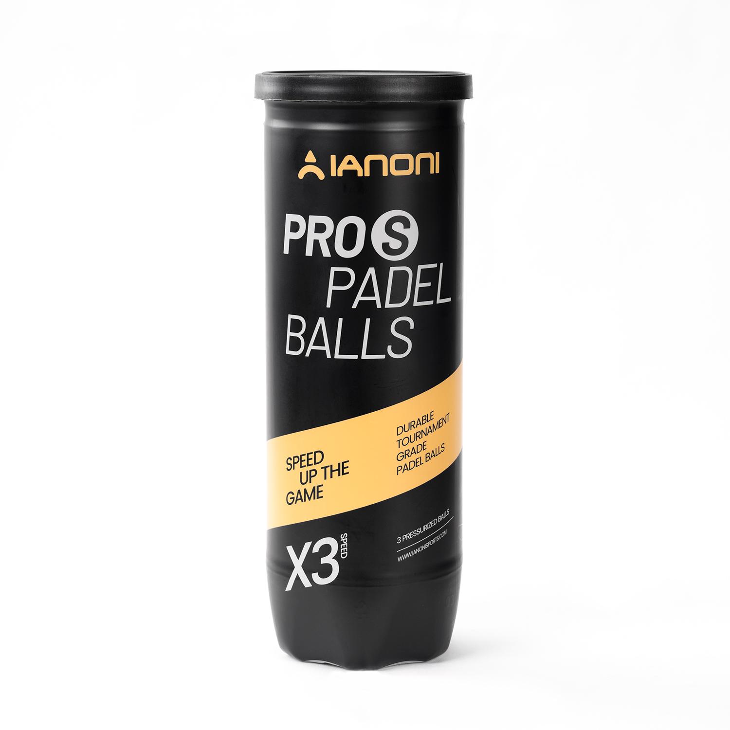 IANONI Sports High Quality Pressurized 57% Wool Pelotas De Paddle Canned Tennis Padel Ball