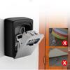 4 Digit Security Key Lock Box Wall Mount Portable Large Capacity Key Storage for Home Office