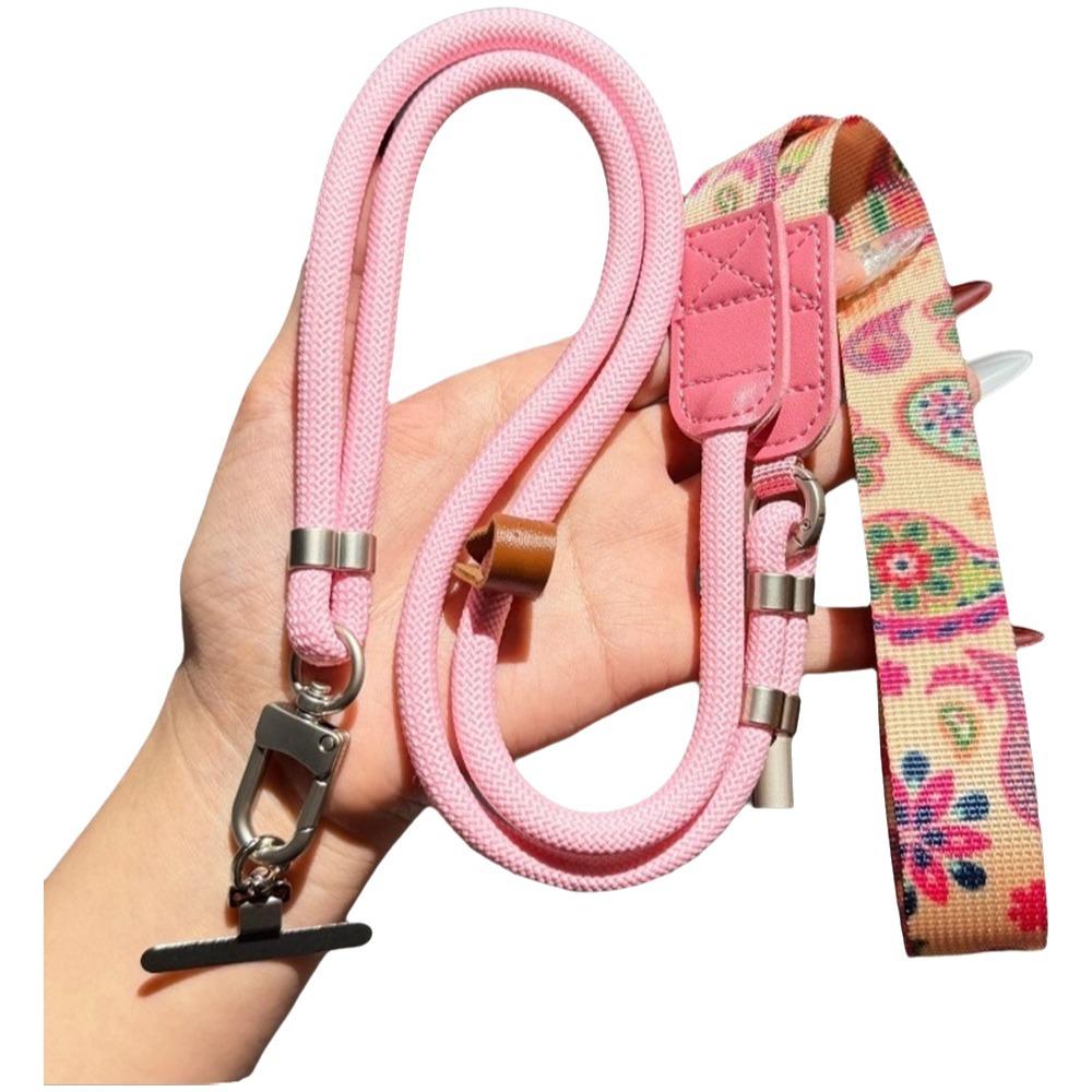 Metal Hook Phone Lanyard 360 Degree Rotation Long Hanging Rope  for Phone Case