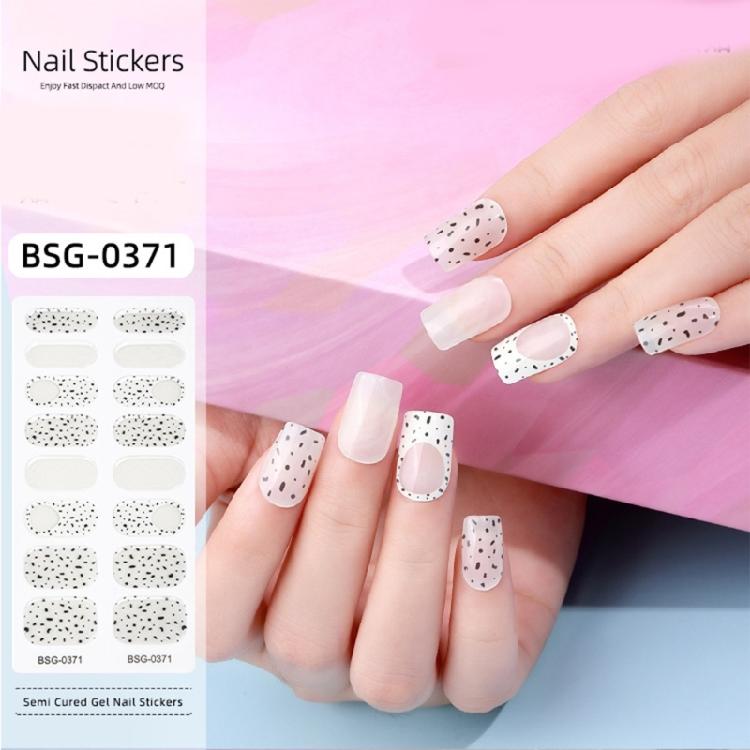 Self Adhesive Gel Nail Strips Nail Polish Stickers Nail Art Decals for Women