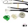 EWR443 Power Window Regulator Repair Set Front Right Door for Skoda Octavia MK1 1U 1996-2000 Pre-Facelift 1U0837462