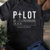 In Progress Funny Future Aviation Airplane TShirt Gift for Lover Unisex Vintage Classic Fashion Streetwear Crewneck Shortsleev