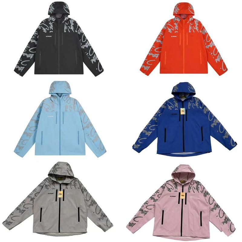 25 Devils Island Embroidered Letter Windbreaker Jacket Pants Set American Street Casual Zip Suit Teens