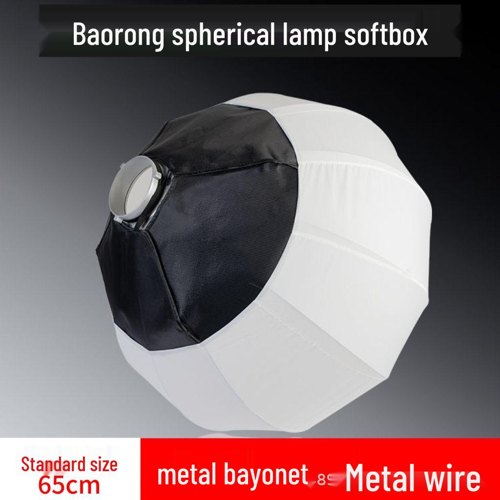 65cm Spherical Lantern Softbox & 85cm Square Softbox for Photography Lighting