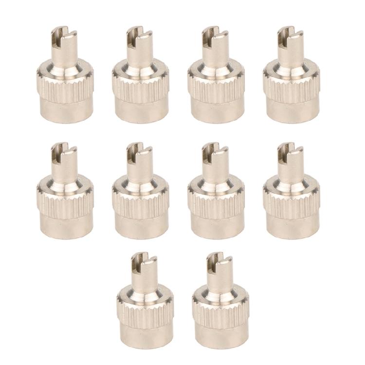 10Pcs Tire Valves Stem Caps Replacement Copper Auto Tyre Stem Cover Dust Cover Car Motorcycle Tire Valves Caps Enduring