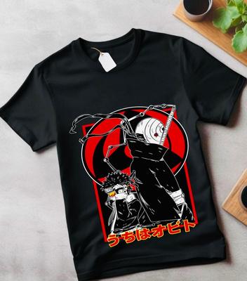 Koszulka Itachi Uchiha Naruto Shippuden Japoński Styl Anime Manga Wszystkie Rozmiary