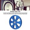 Studer Empty Tape Open Reel Audio Aluminum Alloy Empty Reel with Hub for TEAC 1/4" 5-inch Reel, 6-Hole Take-Up Reel, Take-Up Two-Reel (Blue)