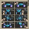 Rc Drift Car With Music Led Lights 2.4g Gesture Radio Remote Control Spray Stunt Car 360° Rotating Climbing Car Toys Gift