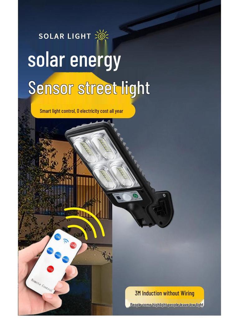 Outdoor Solar LED Wall & Garden Motion Sensor Street Lights