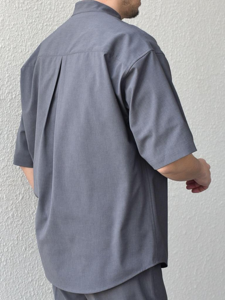 SHIPS any Rapidry Band Skipper Pullover Shirt, Moisture-Wicking, Quick-Drying, Men's, Gray, Size S (711500005), Perfect for Co-op Wear