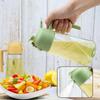 16Oz/470Ml Glass Olive Oil Sprayer For Cooking 2 In 1 Olive Oil Dispenser Bottle