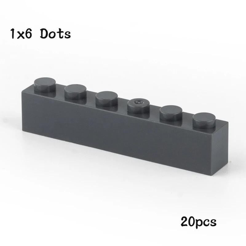 40 Stück Bausteine DIY dick 1x6 Noppen 14 Farben Steine Größe Kompatibel mit 3009 Steinen Kinderspielzeug Pädagogisch für Kinder