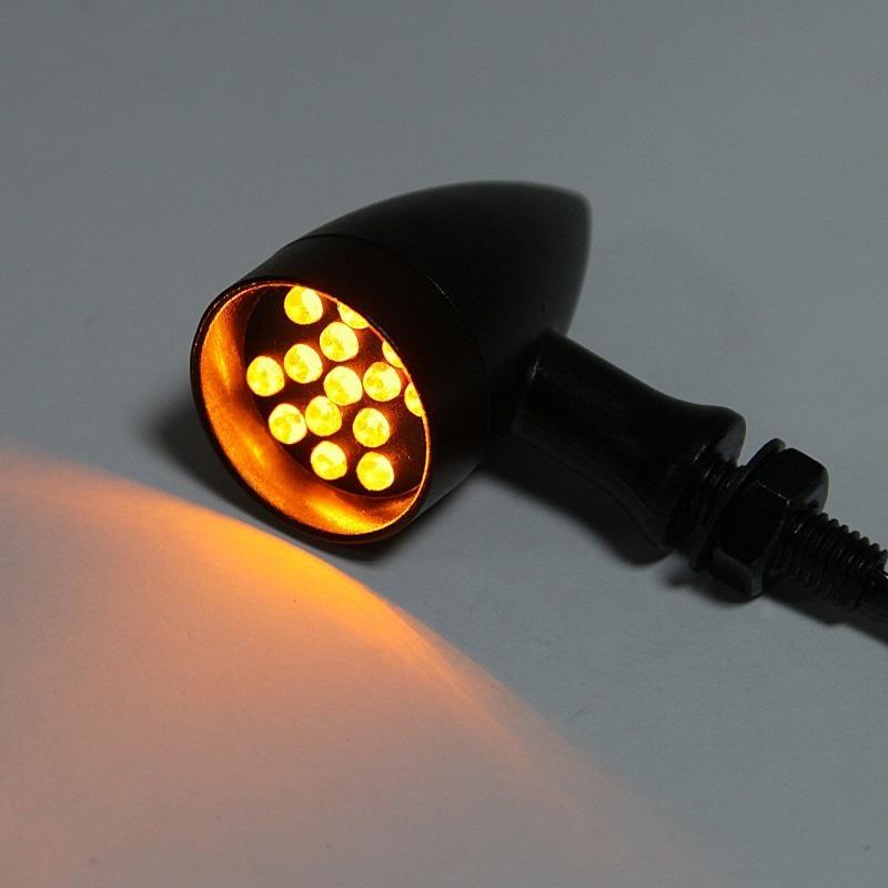 Univerzální 14 LED motocyklové směrové světlo pro většinu silničních kol / metrických kol / dirtových kol /