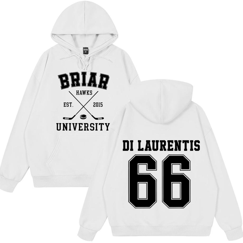 Di Laurentis 66 Série de TV Fora do Campus Moletom Briar University Homens Mulheres Roupa Moda Inverno Vintage Casual Solto Moletom