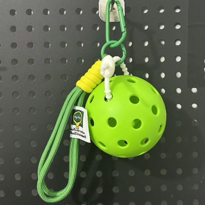 Pickleballs Keychain Accessory For Sports Enthusiasts And Students Pickleballs Charm Keyring For Everyday Use And Sports
