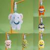 Cute Soft Toy Keyring Featuring Elephant And Fox For Children And Collectors