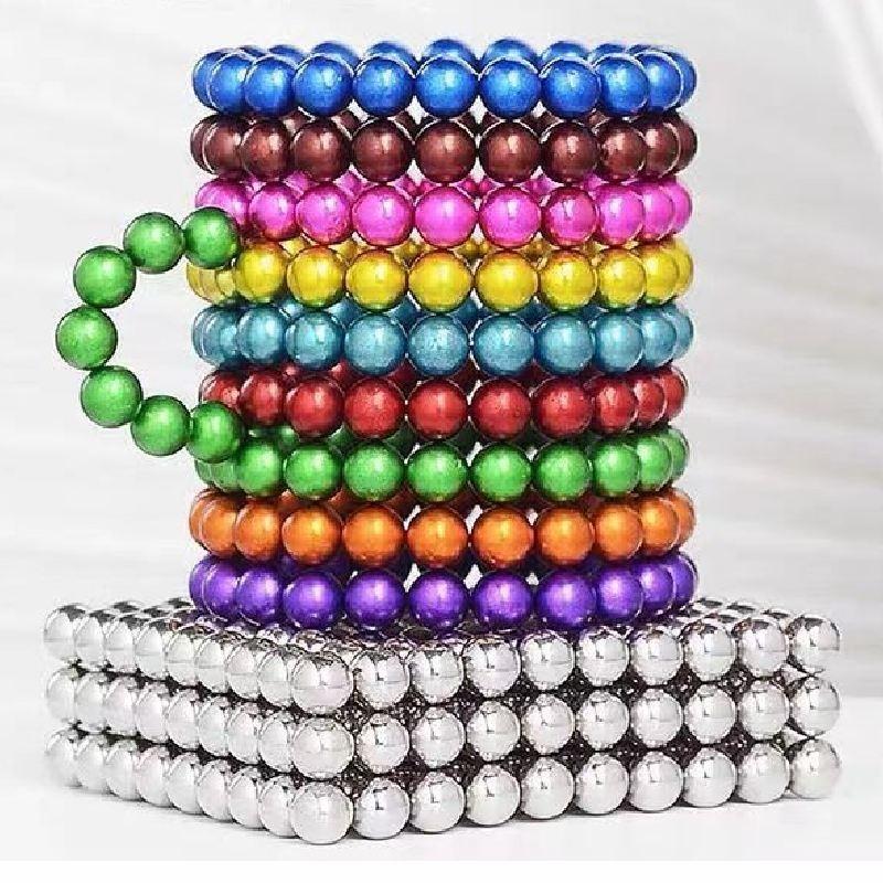Colorful Neodymium Magnetic Balls 5mm Educational Toy Creative Experiment Magnets