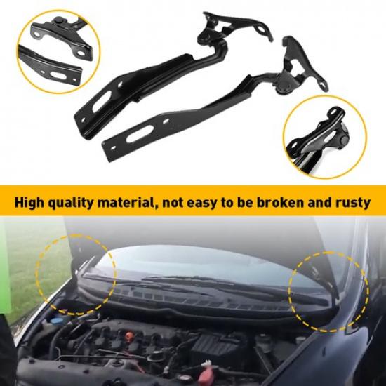 2x Петли капота передние левая водительская правая пассажирская для Honda Civic EA 2012-15