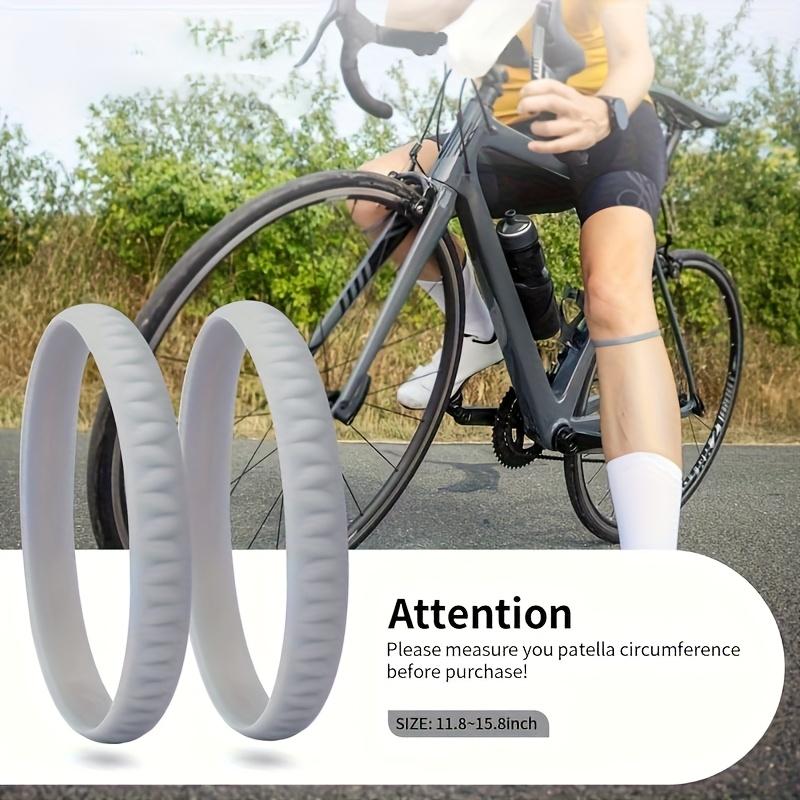 1/2pcs Patella Silicone Band Basketball Running Knee Stabilizer Strap Elastic Anti-slip Knee Pain Relief Joint Support Brace