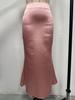 Autumn Satin Slim Fit Fishtail Midi Skirt for Women