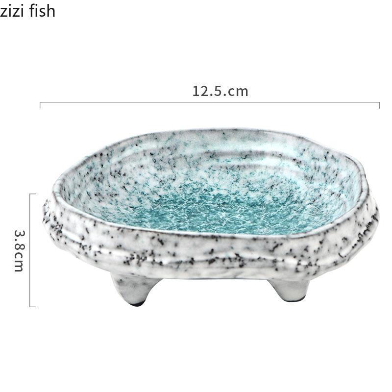 Creative Ceramic High Foot Dinner Plate Dessert Plate Snack Plate Salad Plates Spaghetti Plates Restaurant Specialty Tableware